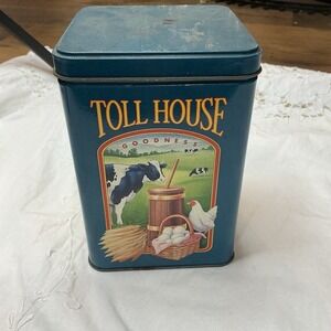 Vintage Nestle‎ Limited Edition Toll House Cookie Tin Farm Cow